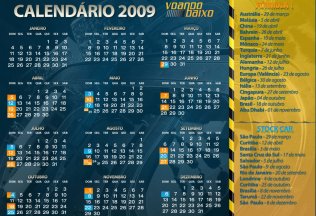 Calendários de parede