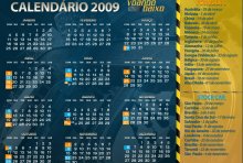 Calendários de parede